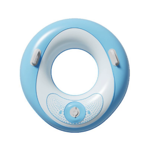 Thick double airbag swimming ring